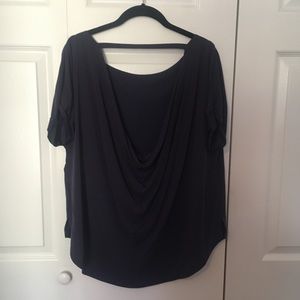 Slouchy Back Modal Top